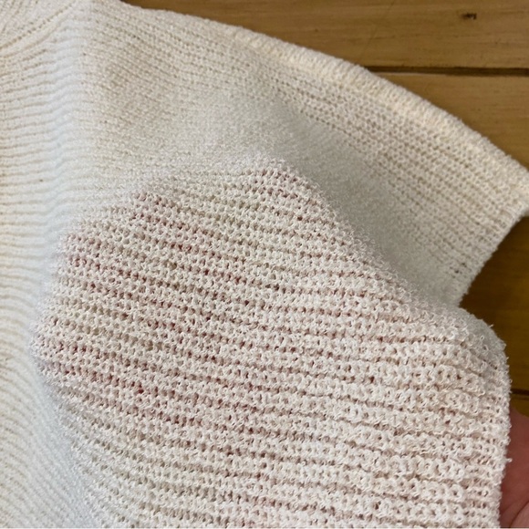 Knit Twist Sweater Crop Top New Small White - Picture 9 of 9